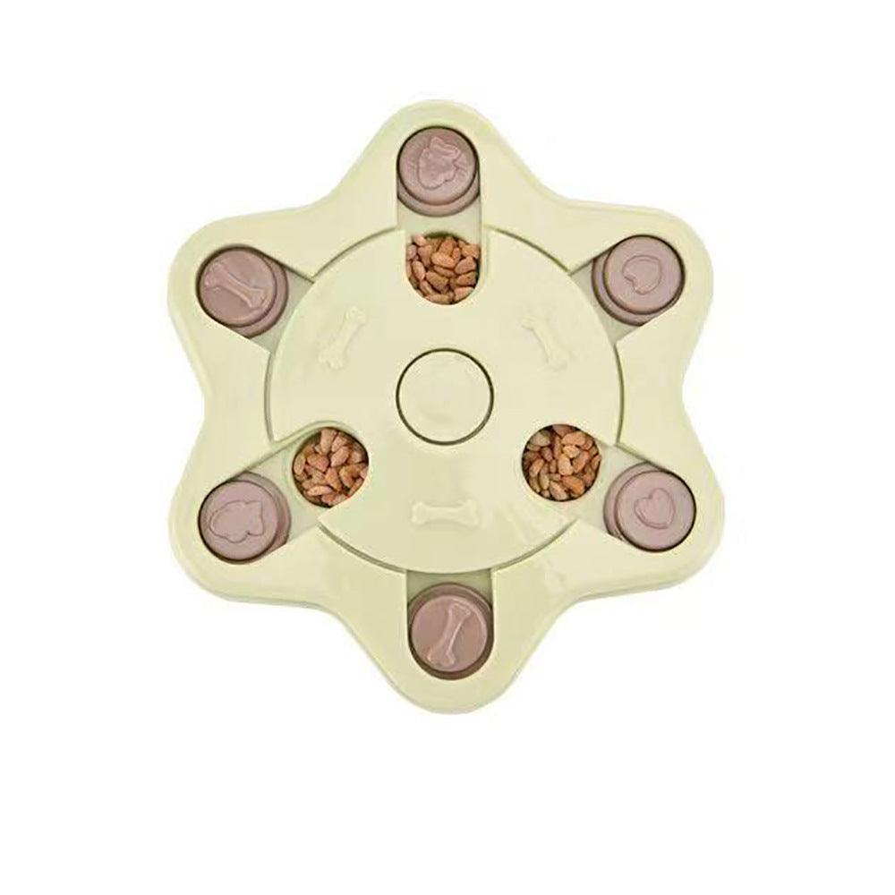 Interactive Iq Boosting Dog Puzzle Feeder Toy: Engage, Train, And Feed Your Furry Friend